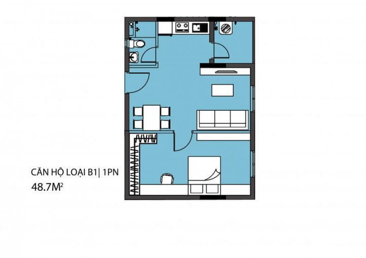 Mặt bằng căn hộ Topaz Celadon City 1