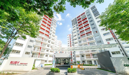 hinh anh thuc te Khu Ruby Precinct