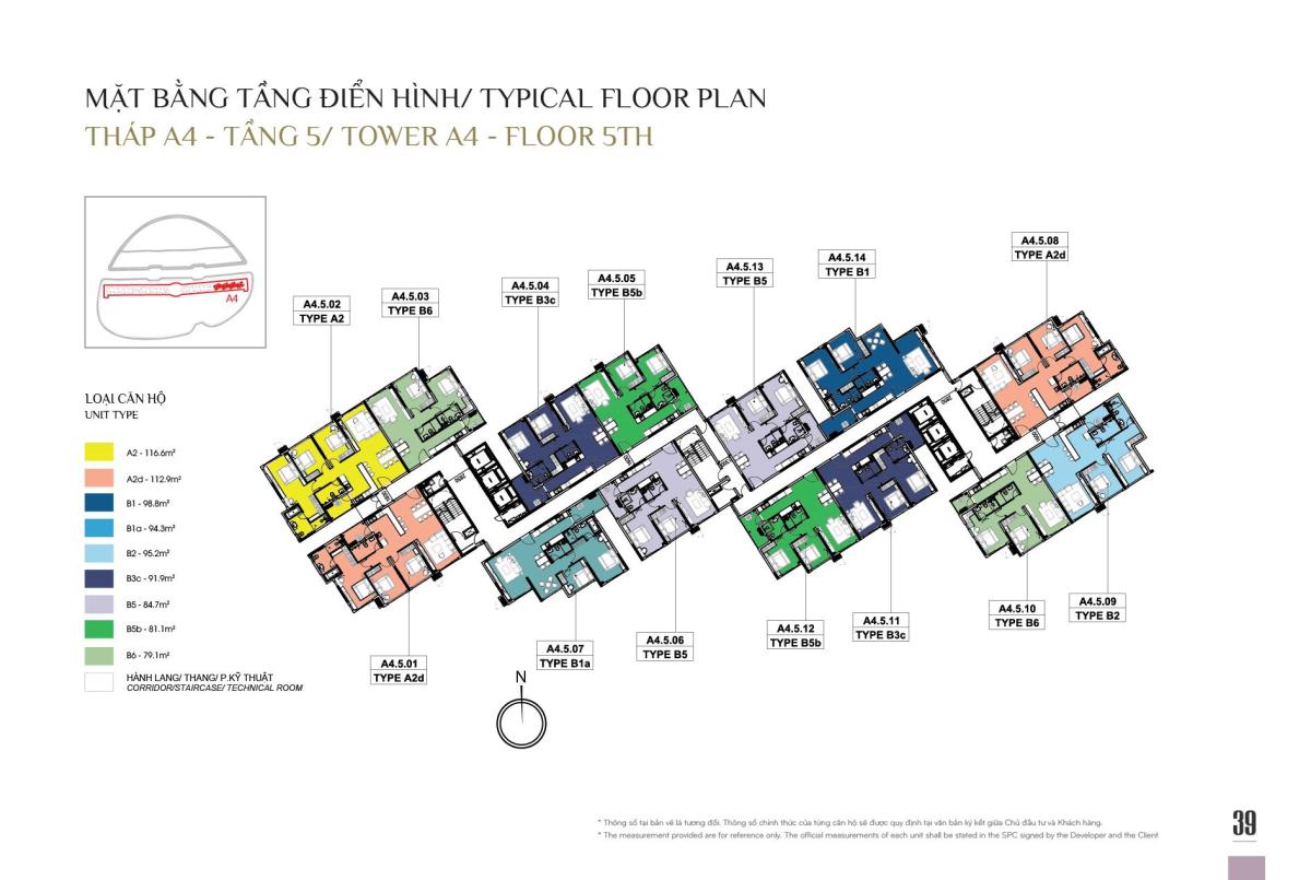 Mặt bằng khối A4