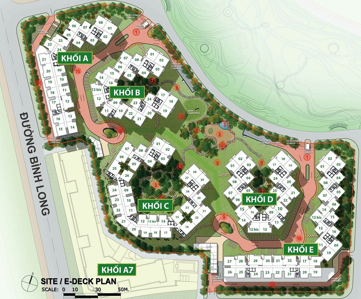 mat bang Khu Ruby Precinct